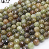 100% Natural Green Garnet Loose Beads 46-48 Beads