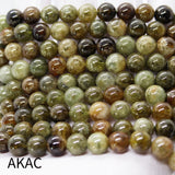 100% Natural Green Garnet Loose Beads 46-48 Beads