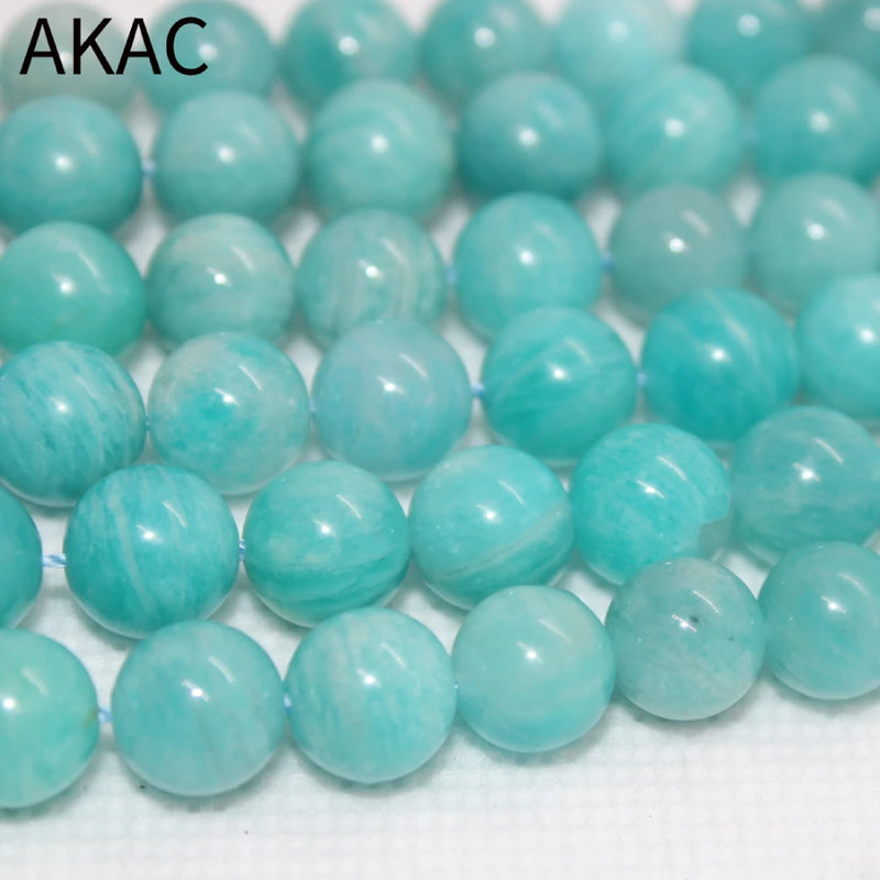 1 Strand 9-10mm Mozambique Amazonite Loose Beads DIY Making