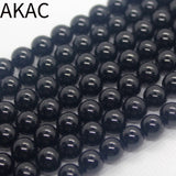 Natural Tourmaline Loose Beads 8mm 46-48 Beads DIY Making