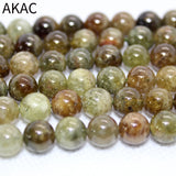 8mm Green Garnet Loose Beads Set for DIY Making