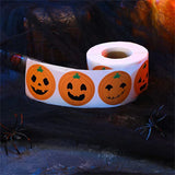 Halloween Kids Pumpkin Seal Stickers For Party Decorations