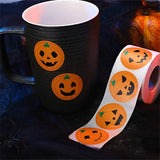 Halloween Kids Pumpkin Seal Stickers For Party Decorations