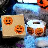 Halloween Kids Pumpkin Seal Stickers For Party Decorations