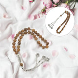 Portable Decorative Muslim Men Bead Wooden Tasbeeh for Worship Gift Praying