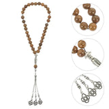 Portable Decorative Muslim Men Bead Wooden Tasbeeh for Worship Gift Praying