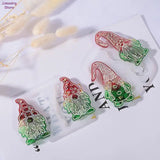 Santa Claus Pendant Silicone Mold DIY Jewelry Making Epoxy Resin Mold