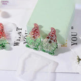 Santa Claus Pendant Silicone Mold DIY Jewelry Making Epoxy Resin Mold
