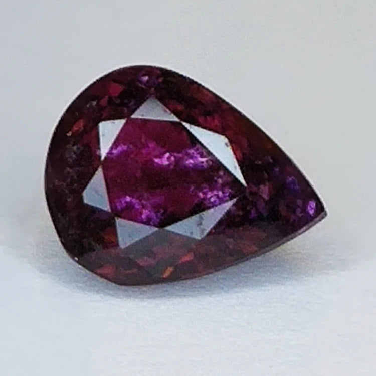 2.00ct Rubellite Tourmaline 8.9x6.9mm Pear Cut Gemstone