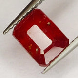 2.05ct Ruby Emerald Cut 7x5mm Natural Loose Gemstone