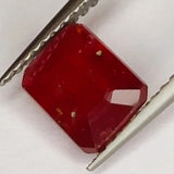 2.05ct Ruby Emerald Cut 7x5mm Natural Loose Gemstone