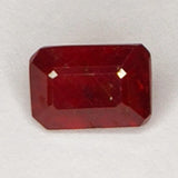 2.05ct Ruby emerald cut 7x5mm Loose Gemstone