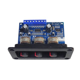 Bluetooth 5.0 Subwoofer Amplifier Board 2X25W+50W DC12-20V