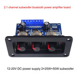Bluetooth 5.0 Subwoofer Amplifier Board 2X25W+50W DC12-20V
