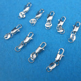 925 Silver Plated Copper Lobster Clasp Chain Bracelet 5*10+8MM