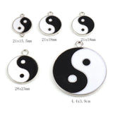 Enamel Kung Fu Tai Chi Charms Pendant for Jewelry Making