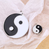 Enamel Kung Fu Tai Chi Charms Pendant for Jewelry Making