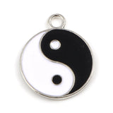 Enamel Kung Fu Tai Chi Charms Pendant for Jewelry Making