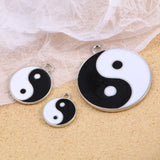 Enamel Kung Fu Tai Chi Charms Pendant for Jewelry Making