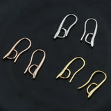 K Rose Plated Earrings Hook Accessories for DIY Jewelry Making
