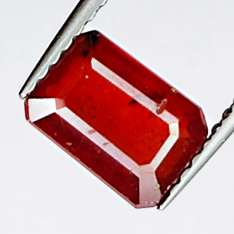 2.10ct Ruby Emerald Cut 7.6x5.4mm