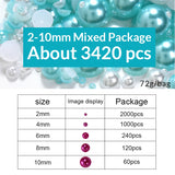 2-10mm Mixed Pearls Decoration Beads for Crafts