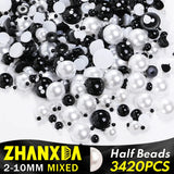 2-10mm Mixed Pearls Decoration Beads for Crafts