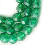 2-10mm Green Agates Faceted Beads Jewelry Making Bracelets 15''