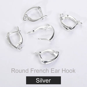 2-10pcs Iot French Earring Hooks Lever Back Open Loop Setting Earring Hook