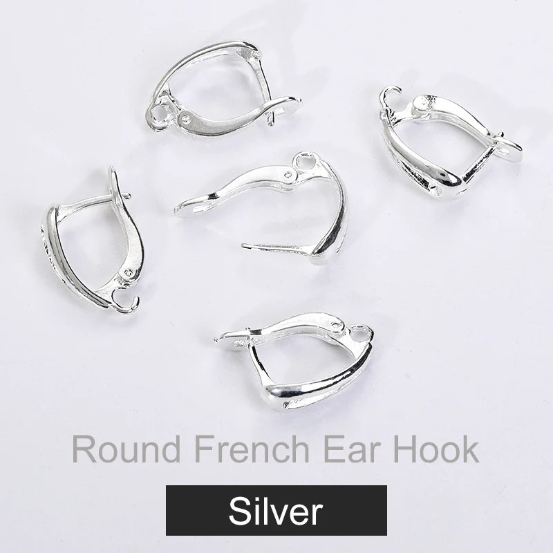 2-10pcs Iot French Earring Hooks Lever Back Open Loop Setting Earring Hook