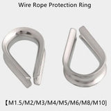 Wire Rope Protection Ring Rigging Fasteners 304 Stainless Steel