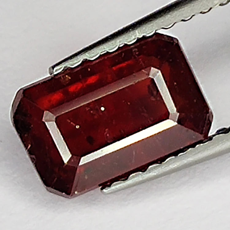 2.15ct Ruby Emerald Cut 7.8x5.1mm Loose Gemstone