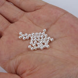 2-2.2mm/3mm Shell Pearl Half Hole Beads For Jewelry