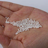 2-2.2mm/3mm Shell Pearl Half Hole Beads For Jewelry