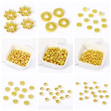 18K Plated Brass Spacer Beads Jewelry Making