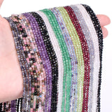 Faceted Square Stone Beads Crystal Amethyst Garnet for Jewelry Making