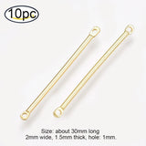 Metal Bar Connectors Charms for Jewelry Making