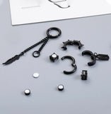 Stainless Steel Non Pierced Clip On Earrings Set