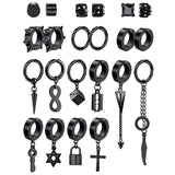 Stainless Steel Non Pierced Clip On Earrings Set