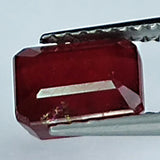 2.25ct Ruby Emerald Cut 7.5x6.1mm