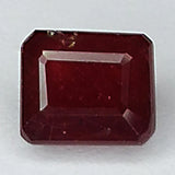 2.25ct Ruby Emerald Cut 7.5x6.1mm