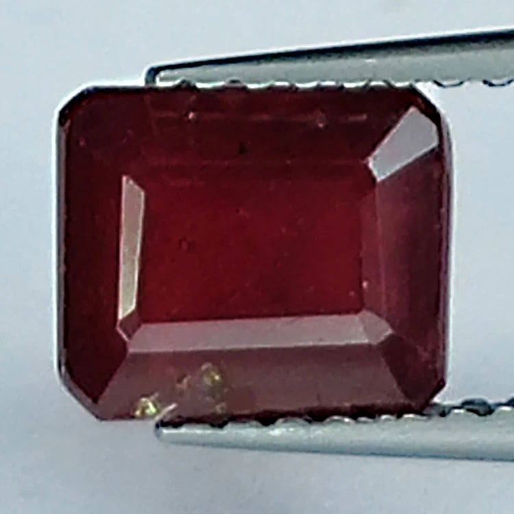 2.25ct Ruby Emerald Cut 7.5x6.1mm