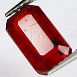 2.25ct Ruby Emerald Cut Loose Gemstone