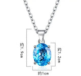 2.2ct Green Peridot 925 Silver Pendant Necklace Women No Chain