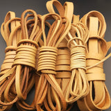 Flat Cow Leather Cord Bracelet Necklace Jewelry Findings 20mm DIY Making