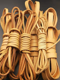 Flat Cow Leather Cord Bracelet Necklace Jewelry Findings 20mm DIY Making