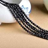 2/3/4/5/6mm Natural Spinels Stone Beads Round Faceted Loose DIY Beads