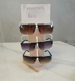 Wood Sunglasses Display Holder Rack Storage Shelf Organizer