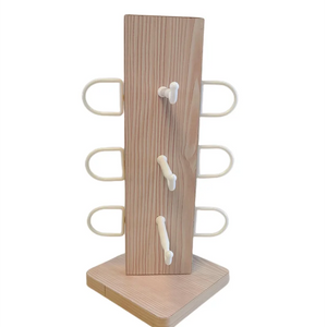 Wood Sunglasses Display Holder Rack Storage Shelf Organizer