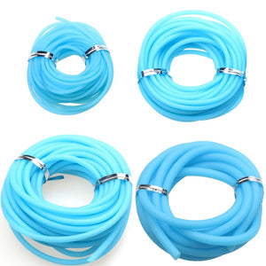 2/3/4/5MM Silicone Hollow Round Tube Soft Rubber Tubing Jewelry Cord